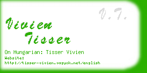 vivien tisser business card